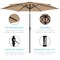 Best Choice Products 10ft Outdoor Steel Market Patio Umbrella w/ Crank, Tilt Push Button, 6 Ribs